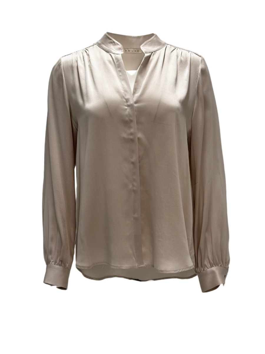 Amuse Silkebluse Hedda 902NudeSS26