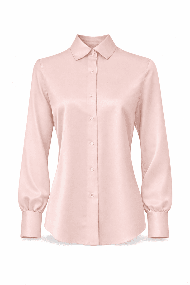 Amuse Silkebluse Classic 914PinkPF26