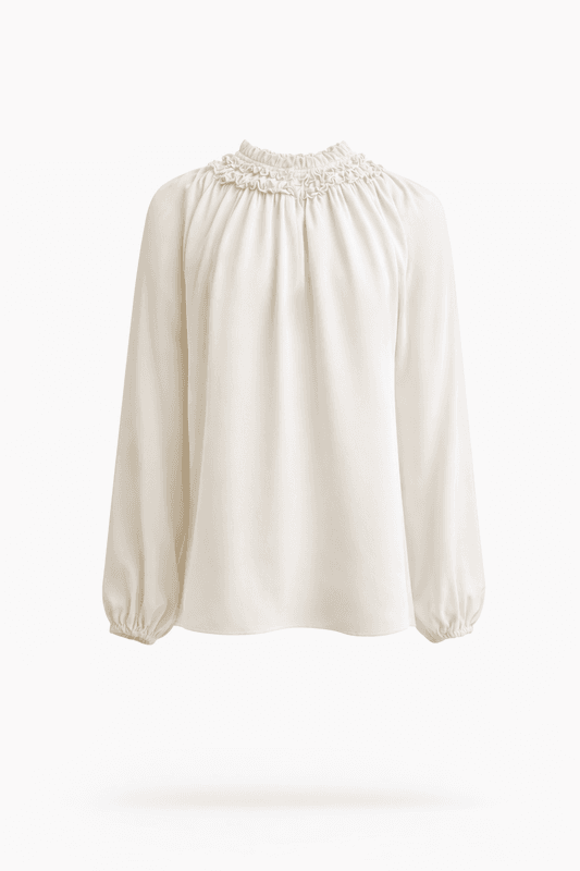 Amuse Silkebluse Mariann 103OffwhiteAW26
