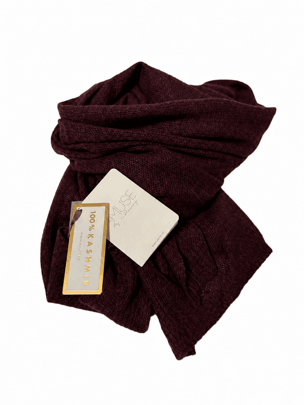 Amuse Knitted Scarf Evelina 159BurgundyAW26
