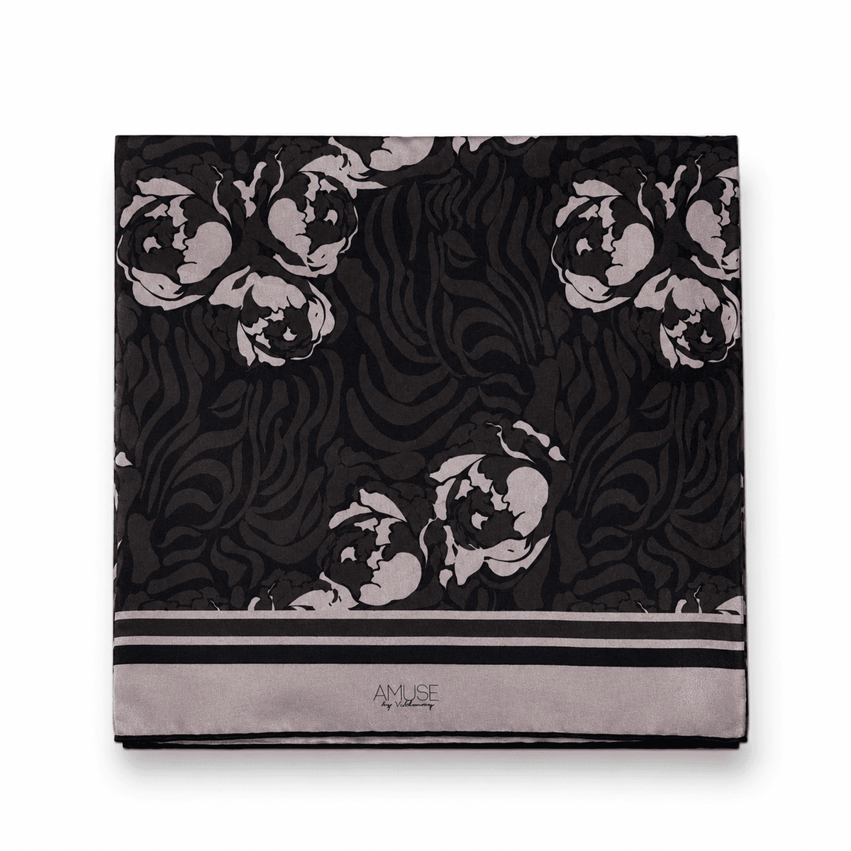 Amuse Silkeskjerf Eloise 888BrownPrint AW26