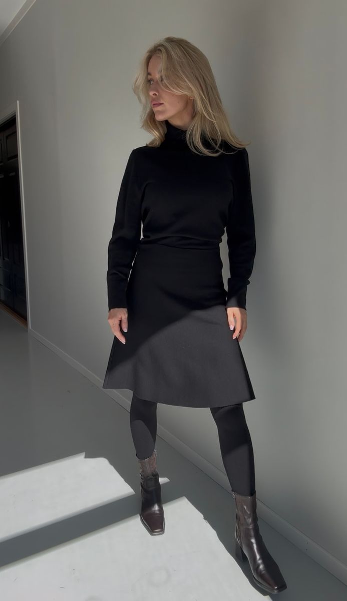 Amuse Skjørt Sala 198BlackAW26