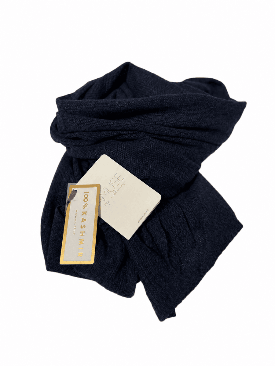 Amuse Knitted Scarf Evelina 147NavyAW26