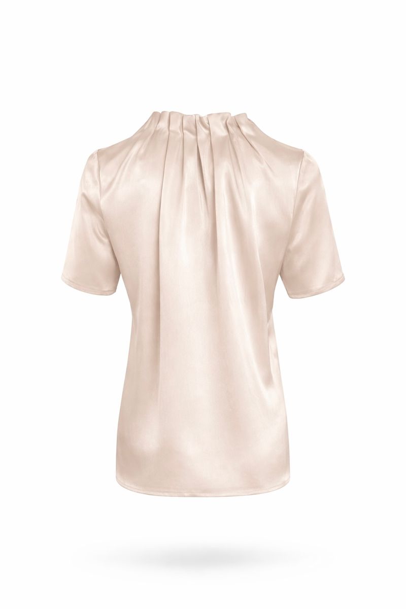 Amuse Silkebluse Linda 907NudeSS26